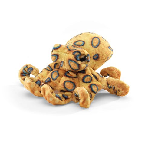 Folkmanis Puppets Mini Octopus, Blue-Ringed