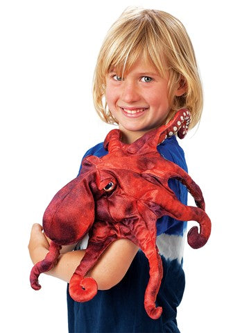 Folkmanis Puppets Red Octopus