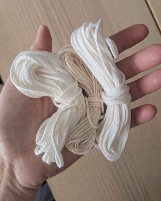 100% Cotton Wick | 3 Pack