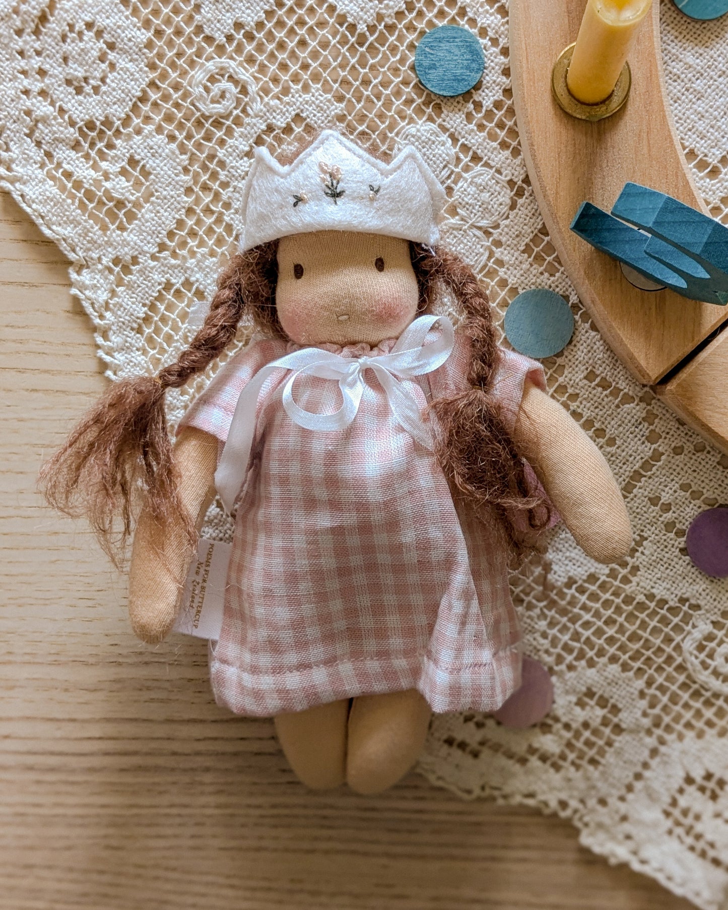 Mini Waldorf Birthday Doll