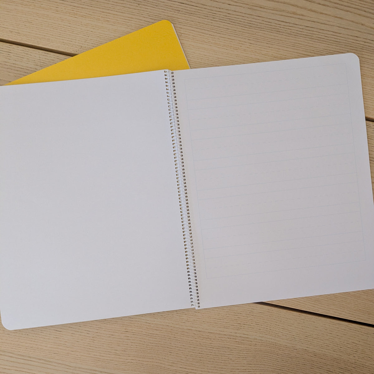 Early Literacy Lined / Blank Main Lesson Book | Spiral Bound | Portrait 28x35.5cm