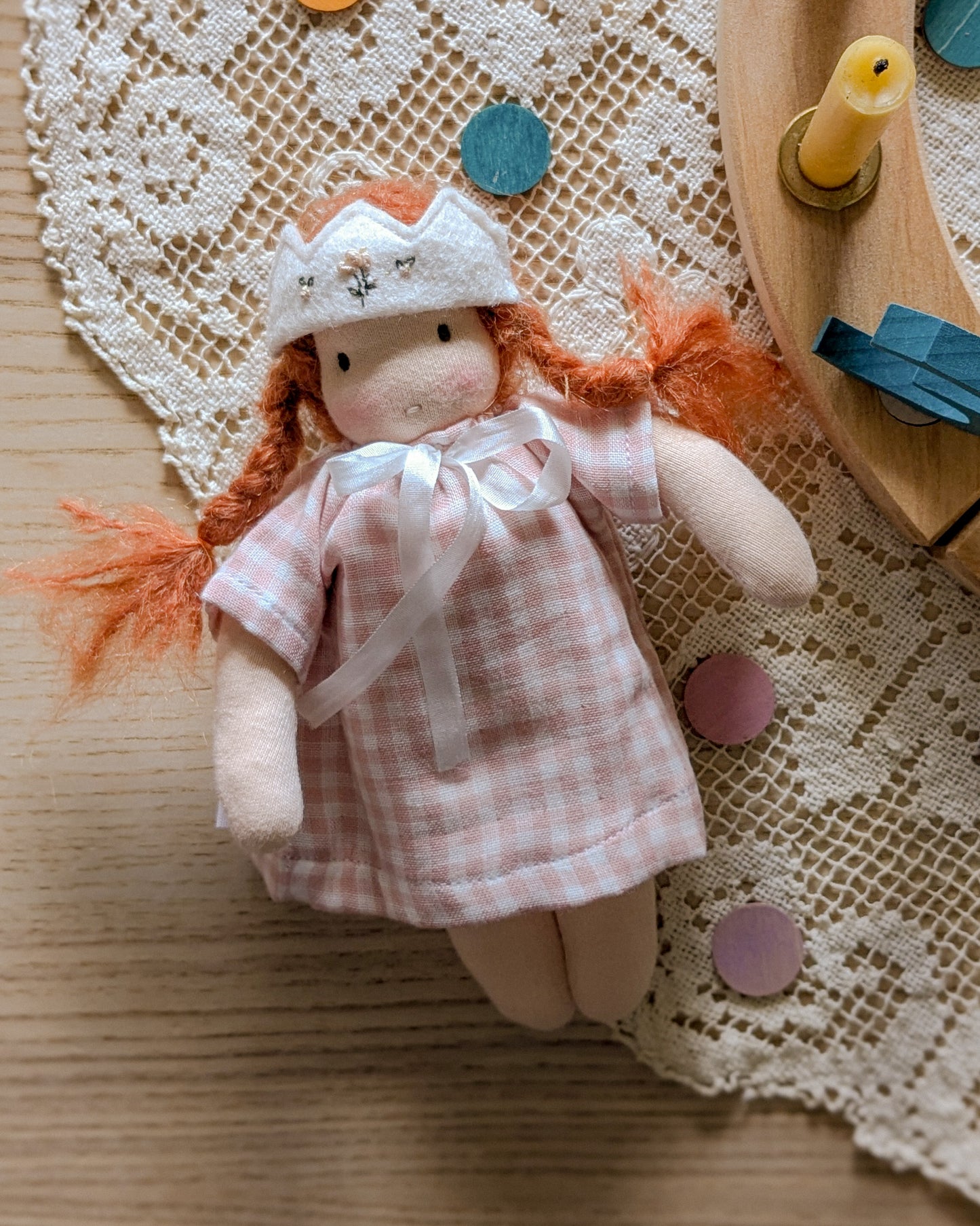 Mini Waldorf Birthday Doll