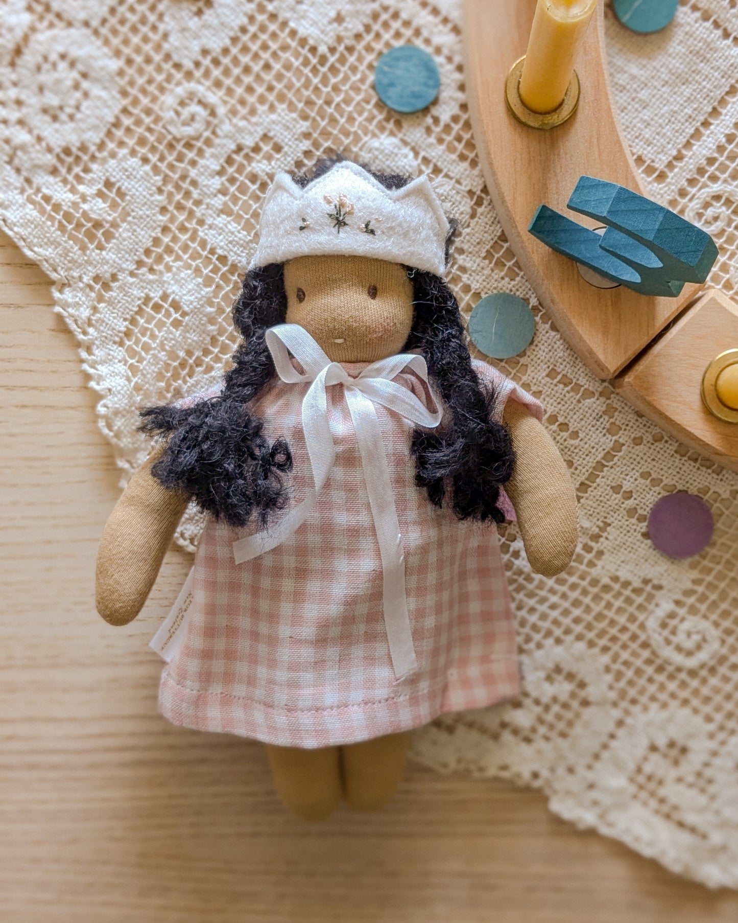 Mini Waldorf Birthday Doll