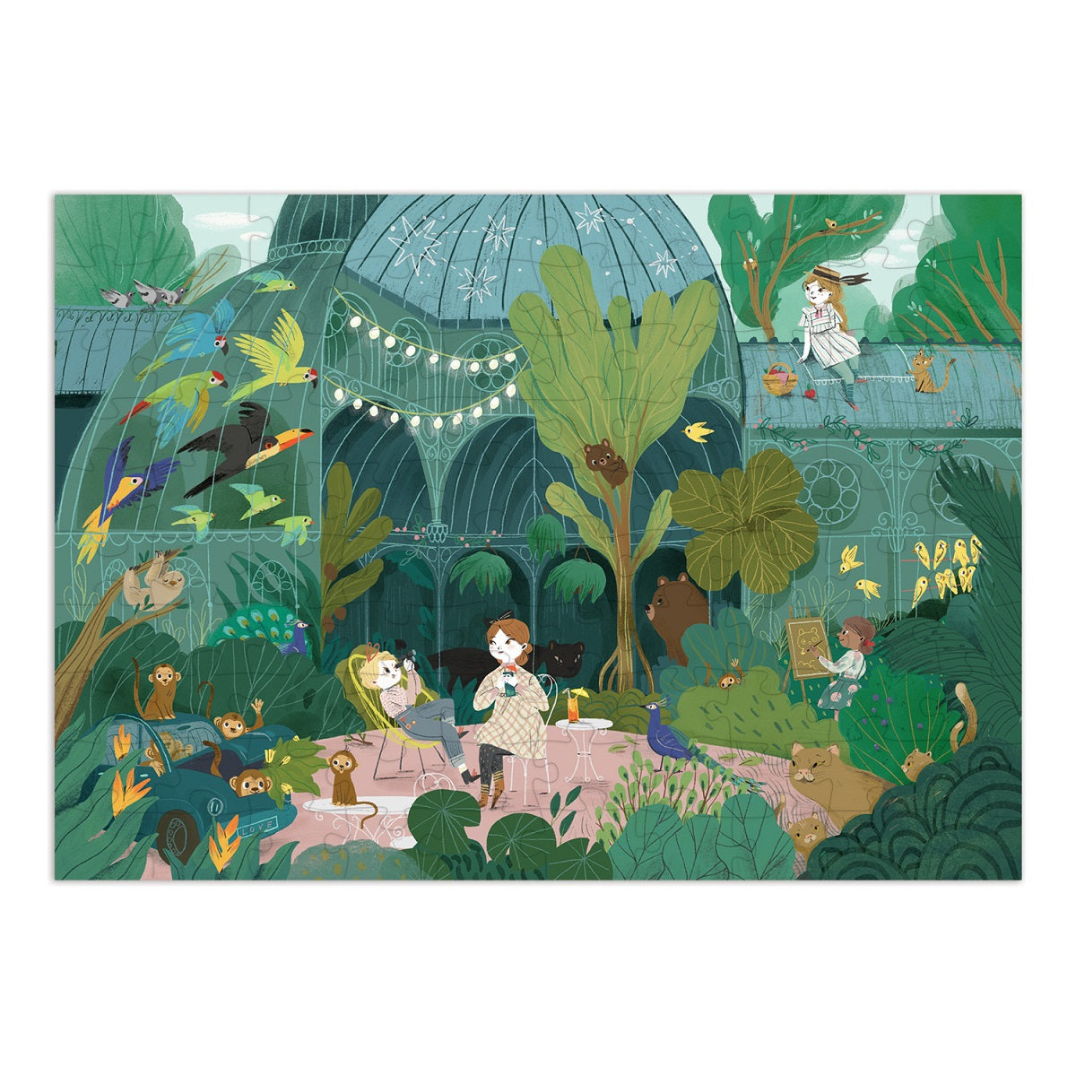 Parisiennes: In The Garden Of Plants Puzzle 100 pcs