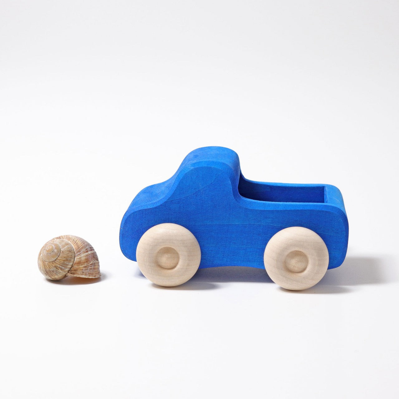 Grimm's Wooden Truck, Small Blue