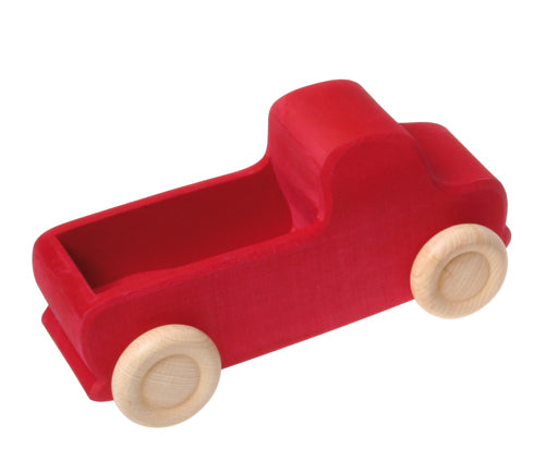 Grimm's Wooden Truck Large, Red