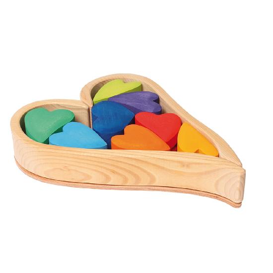 Grimm's Blocks - Hearts, Rainbow