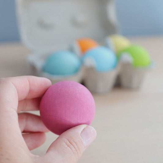 Grimm's Balls, Wooden Pastel 6 pcs