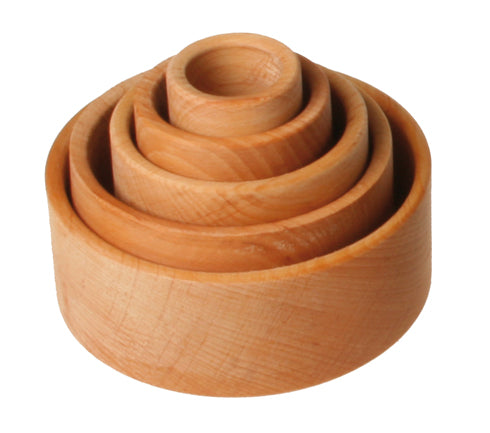 Grimm's Stacking Bowls, natural  