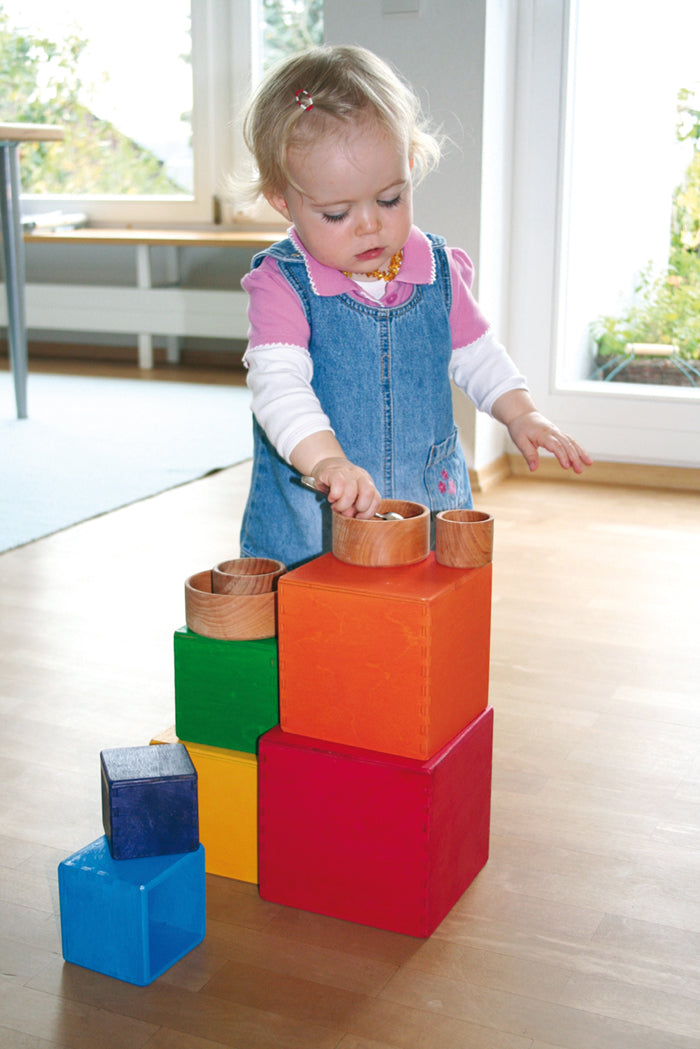 Baby store stacking boxes