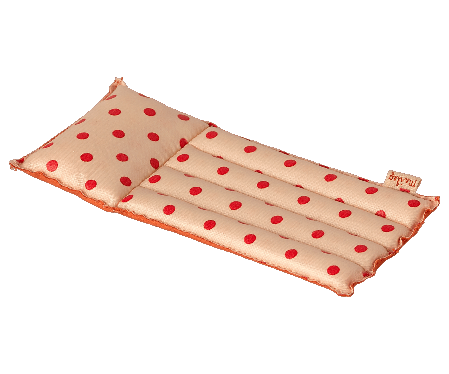 Maileg Air mattress, Mouse - Red dot