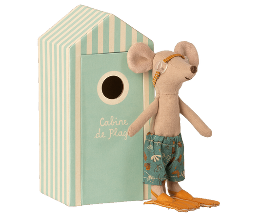 Maileg Beach mice, Big brother in Cabin de Plage