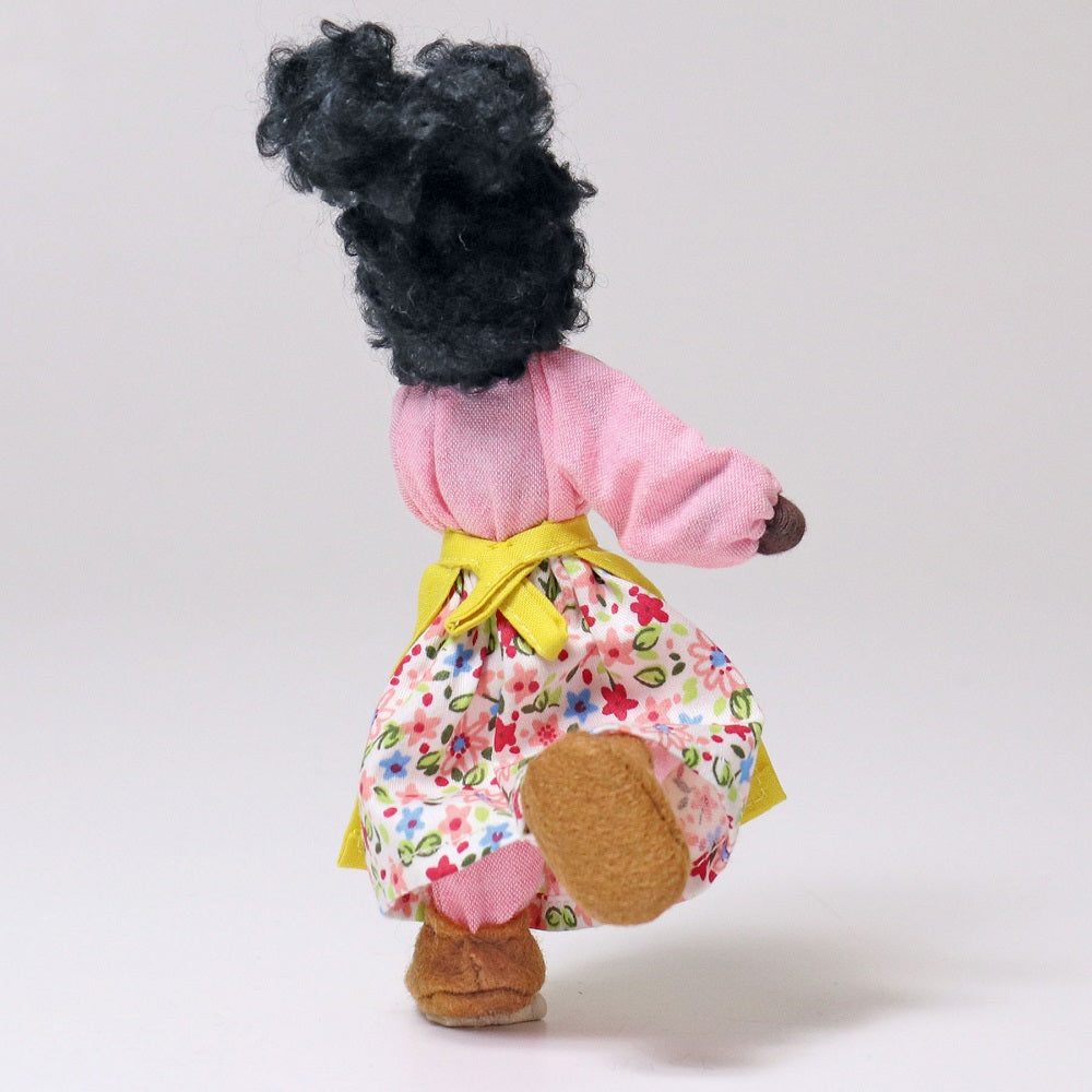 Grimm's Doll - Ebony Dress Adult (Dollhouse Size)