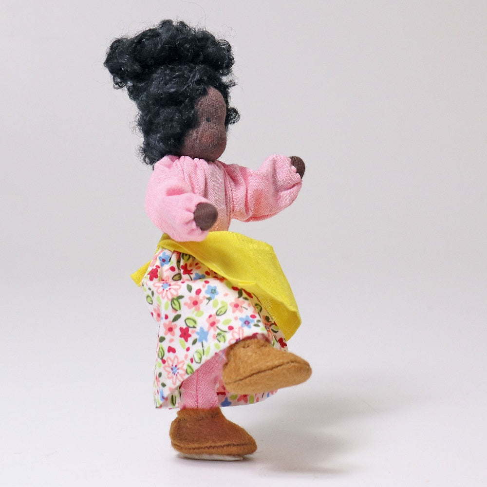 Grimm's Doll - Ebony Dress Adult (Dollhouse Size)