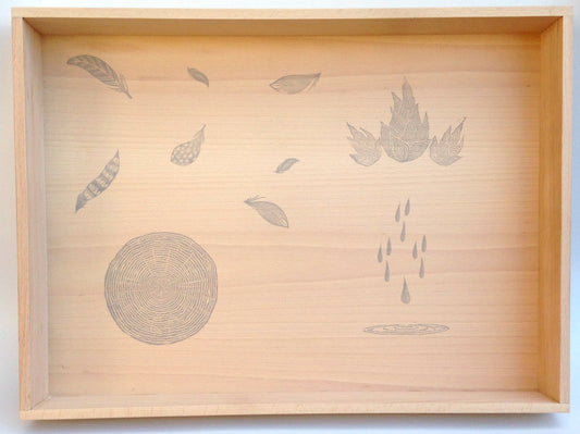 Grapat Wood Natural Free Play Box  |  Sensory Bin