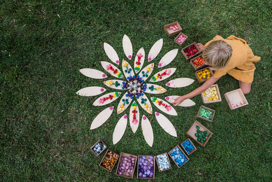 Grapat Wood Petals Platform 24pcs |  Special Order