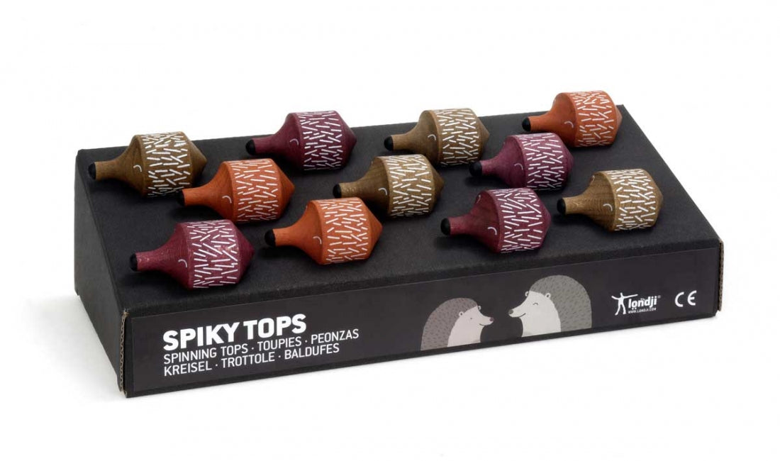 Londji Spinning Top (each) - Spiky Hedgehog