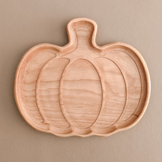 Pumpkin Tray | Cherry Wood