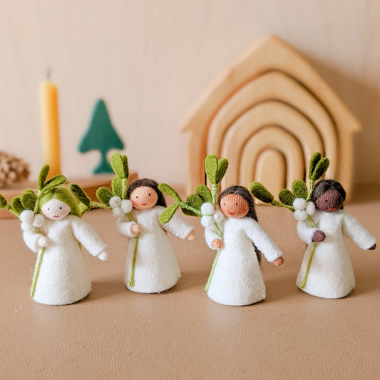 Ambrosius Mistletoe Fairy  | Miniature Standing Doll