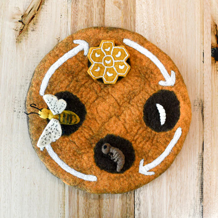 Felt Lifecycle of a Honey Bee (playmat sold separately)