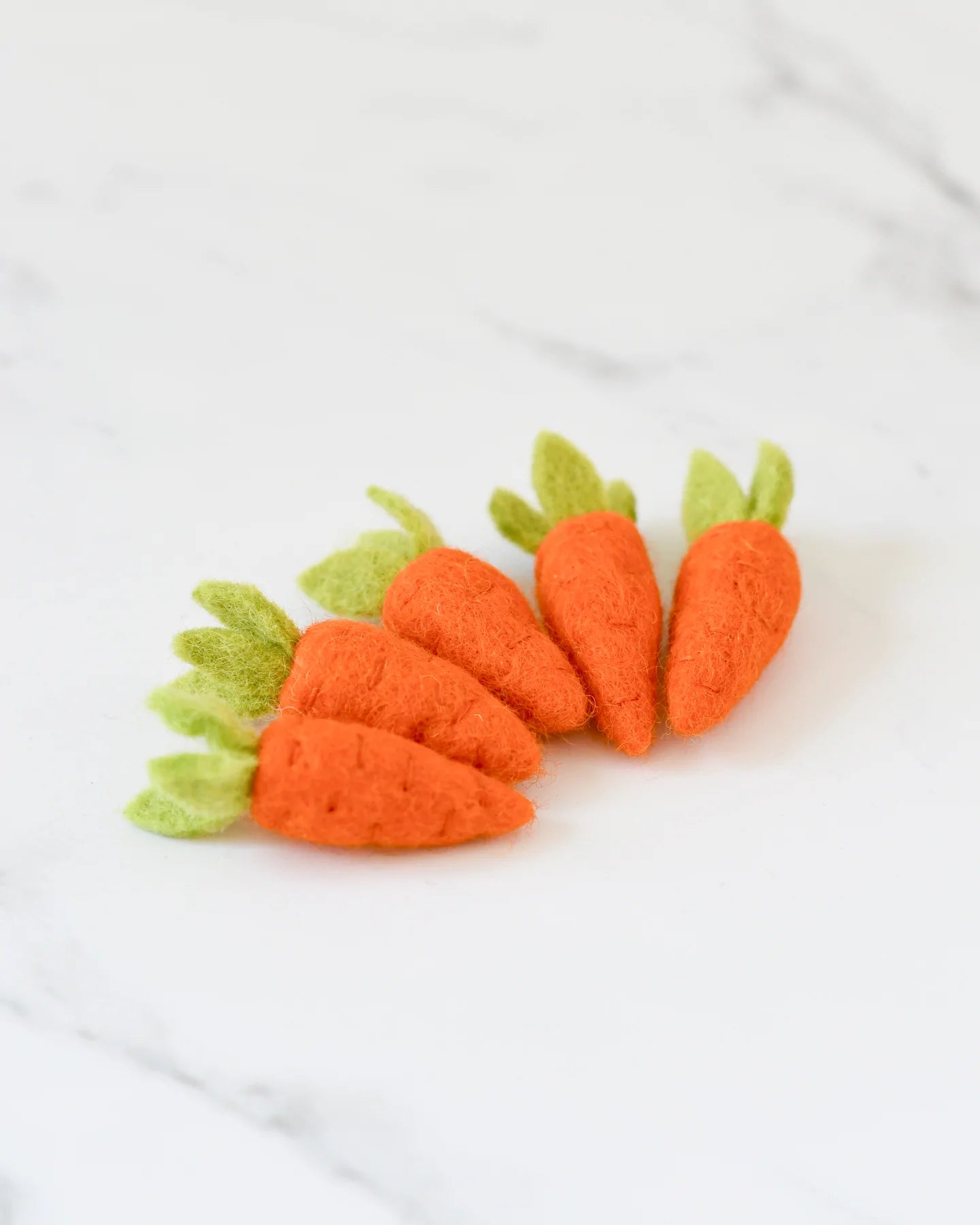 Mini Felt Carrots (set of 5)