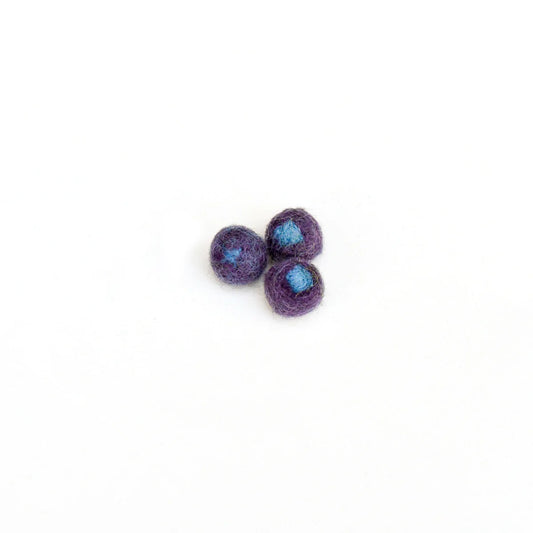 Felt Blueberries (Set of 3)
